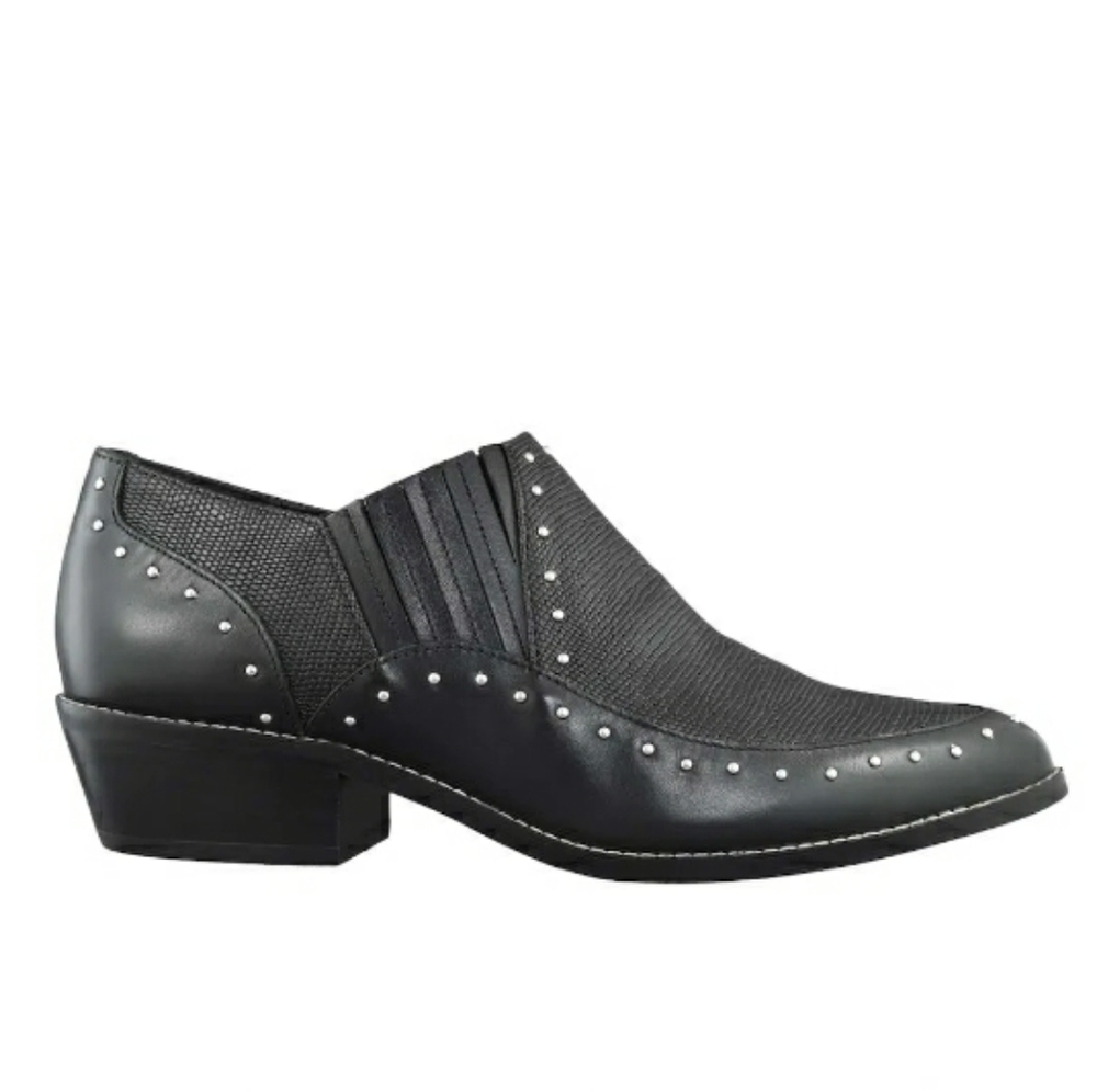 Crown Vintage Kavita Bootie Black studded